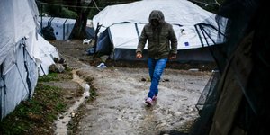 Ο καταυλισμός στη Μόρια (Φωτο: Eurokinissi)