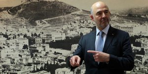 Πιέρ Μοσκοβισί (Φωτογραφία: ΧΡΗΣΤΟΣ ΜΠΟΝΗΣ//EUROKINISSI)