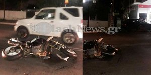 Φωτογραφία: flashnews.gr- Τροχαίο στην Κρήτη