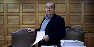 Ο βουλευτής του ΣΥΡΙΖΑ Αντώνης Μπαλωμενάκης /Φωτογραφία: Εurokinissi