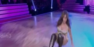 Η τούμπα της Βάνας Μπάρμπα στο πλατό του Dancing with the stars [βίντεο]
