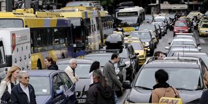 Χάος στους δρόμους της Αθήνας