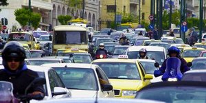 Κυκλοφοριακό χάος στο κέντρο εξαιτίας των επεισοδίων