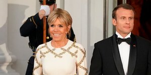 Μπριζίτ Μακρόν (Φωτογραφία: AP Photo/Andrew Harnik)