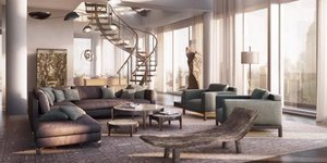 Το εξωφρενικά πολυτελές τριώροφο διαμέρισμα ενός 82χρονου μεγιστάνα στο Μανχάταν