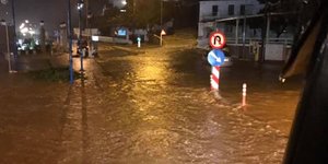 Σφοδρή καταιγίδα έπληξε τη Μύκονο/ Φωτογραφία: Facebook