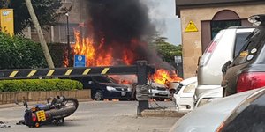 Οι πρώτες εικόνες από την επίθεση / Φωτογραφία: Twitter