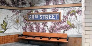 Λουλουδιασμένο μετρό στη Νέα Υόρκη  