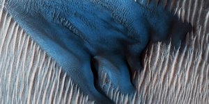 Ο εντυπωσιακός αμμόλοφος στον πλανήτη Άρη. Φωτογραφία: NASA