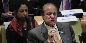 Ο Πρωθυπουργός του Πακιστάν. Φωτογραφία: AP Photo/Julie Jacobson