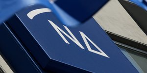 Το σήμα της Νέας Δημοκρατίας/Φωτογραφία: Eurokinissi