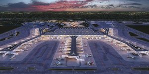 Το νέο αεροδρόμιο της Κωνσταντινούπολης (Φωτογραφία: İGA)