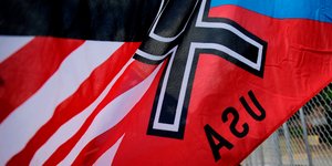 Σημαία νεοναζί στις ΗΠΑ/Φωτογραφία: AP
