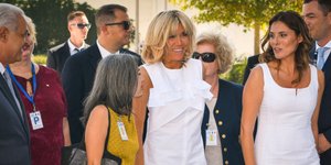 Μπέτυ Μπαζιάνα και Μπριζίτ Μακρόν στο ΙΣΝ /Φωτογραφίες: Intimenews/ EUROKINISSI/ΑΝΤΩΝΗΣ ΝΙΚΟΛΟΠΟΥΛΟΣ