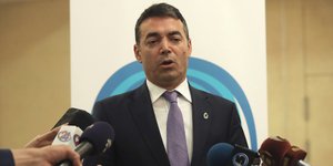 Ο ΥΠΕΞ των Σκοπίων Νικολά Ντιμιτρόφ/ Φωτογραφία: AP