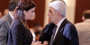 Η Κατερίνα Νοτοπούλου & ο Γιάννης Μπουτάρης (Φωτογραφία: IntimeNews/ΤΟΣΙΔΗΣ ΔΗΜΗΤΡΗΣ)