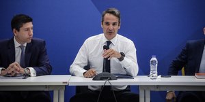 Από 18 βουλευτές της Μακεδονίας και της Θράκης ενημερώθηκε ο Μητσοτάκης για τα τοπικά προβλήματα/ Φωτογραφία: ΠΑΝΑΓΟΠΟΥΛΟΣ ΓΙΑΝΝΗΣ/ Eurokinissi