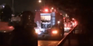 Στις φλόγες τυλίχθηκε φορτηγό στον Κηφισό [βίντεο]