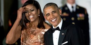 Μισέλ και Μπάρακ Ομπάμα (Φωτογραφία: AP Photo/Manuel Balce Ceneta)