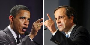 Ομπάμα σε Σαμαρά: Στηρίζουμε τις προσπάθειες της Ελλάδας