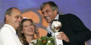 Θανάσης Γιαννακόπουλος και Ζέλικο Ομπράντοβιτς /Φωτογραφία: EUROKINISSI