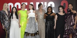 Οι πρωταγωνίστριες του «Ocean’s 8» /Φωτογραφία: AP