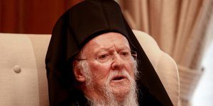 O Οικουμενικός Πατριάρχης Βαρθολομαίος/ Φωτογραφία intime