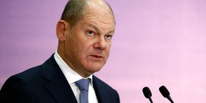 Ο Γερμανός υπουργός Οικονομικών Όλαφ Σολτς (Φωτογραφία: Wu Hong/Pool Photo via AP)