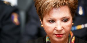 Η υπουργός Προστασίας του Πολίτη Ολγα Γεροβασίλη- φωτογραφία intimenews