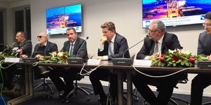 Υπεγράφη η σύμβαση παραχώρησης του 67% του ΟΛΘ (Φωτογραφία: ΤΑΙΠΕΔ)