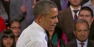 Ο ψύχραιμος Ομπάμα και οι ταραξίες που διέκοψαν την ομιλία του -Δεν άφησε την ασ