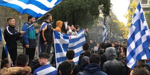 Μαθητές στη σημερινή κινητοποίηση στη Λάρισα / Φωτογραφία: onlarissa.gr