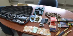 οι δυο άνδρες συνελήφθησαν/Φωτογραφία: ΕΛ.ΑΣ.