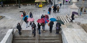 Κακοκαιρία «Ορεστης» (Φωτογραφία: EUROKINISSI/ΛΥΔΙΑ ΣΙΩΡΗ)