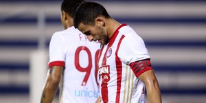 Εχασε ο Ολυμπιακός από τον Ατρόμητο στο Περιστέρι (Φωτογραφία: EUROKINISSI/ LATO KLODIAN)