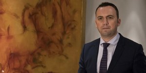 Ο Μπουγιάρ Οσμάνι (Φωτογραφία: AP/ Petros Giannakouris)