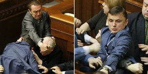 Το Κοινοβούλιο της Ουκρανίας έγινε ρινγκ -Μπουνιές