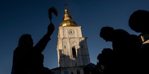 Προς αυτοκεφαλία η ουκρανική Εκκλησία (Φωτογραφία: AP Photo/Evgeniy Maloletka)