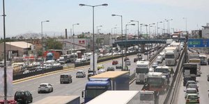 Μποτιλιάρισμα στον Κηφισό//Φωτογραφία: Eurokinissi