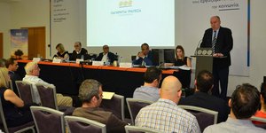 Στιγμιότυπο από τη Γενική Συνέλευση (Φωτογραφία: ΑΠΕ-ΜΠΕ/ΠΑΓΚΡΗΤΙΑ ΣΥΝΕΤΑΙΡΙΣΤΙΚΗ ΤΡΑΠΕΖΑ)