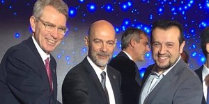 Ο Τζέφρι Πάιατ και ο Νίκος Παππάς