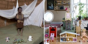 Οι αντιθέσεις αυτού του κόσμου μέσα από τις εικόνες παιδιών με τα παιχνίδια τους