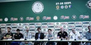 Η συνέντευξη Τύπου του Παναθηναϊκού για το τουρνουά «Παύλος Γιαννακόπουλος» /Φωτογραφία: EUROKINISSI