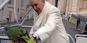 Γιατί ο Πάπας έπιασε το πουλί ενός στρίπερ [εικόνες]