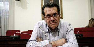 Ο πρώην διευθυντής του ΚΕΕΛΠΝΟ Θ. Παπαδημητρίου -Φωτογραφία: EUROKINISSI/ΓΙΑΝΝΗΣ ΠΑΝΑΓΟΠΟΥΛΟΣ