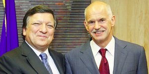 Τηλεφωνική επικοινωνία Παπανδρέου - Μπαρόζο