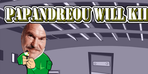 Σκοτώστε τον Παπανδρέου! - Παιχνίδι που ξεπερνά τα όρια [εικόνες]