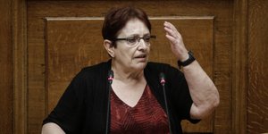 Αλέκα Παπαρήγα/Φωτογραφία: Eurokinissi