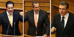 Έξαλλος ο Γεωργιάδης με Χρυσοχοϊδη και Παπουτσή