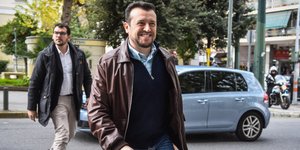 Ο Νίκος Παππάς (Φωτογραφία: EUROKINISSI/ΤΑΤΙΑΝΑ ΜΠΟΛΑΡΗ)